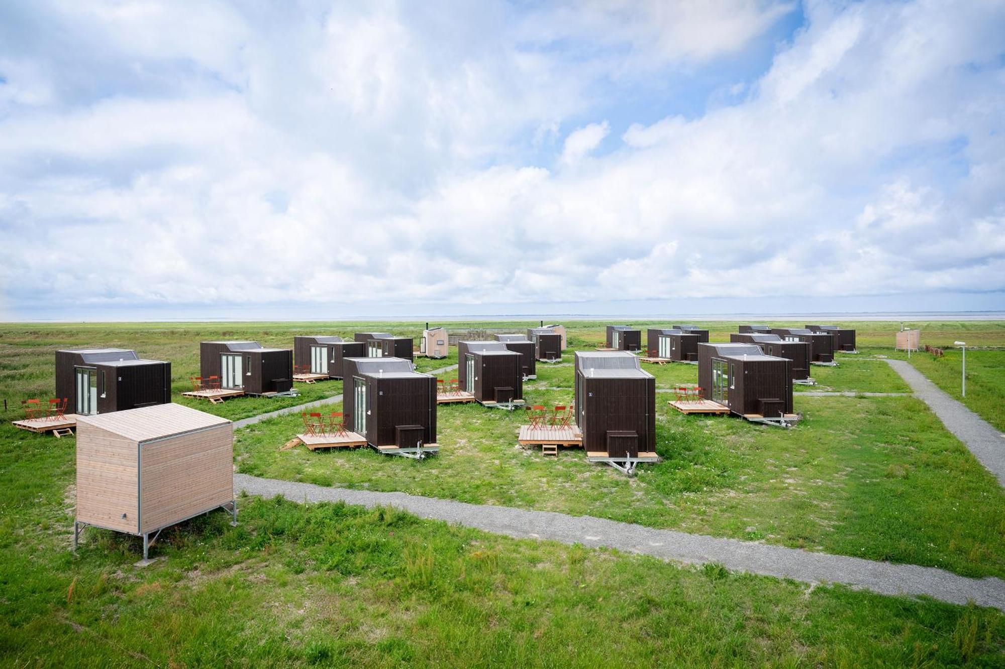 Sleep Space 22 - Green Tiny Village Harlesiel วิทท์มุนด์ ภายนอก รูปภาพ
